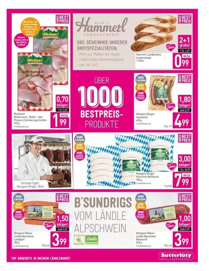 Sutterlüty flugblatt von 7. November bis 13. November 2024 - Flugblätt seite  3