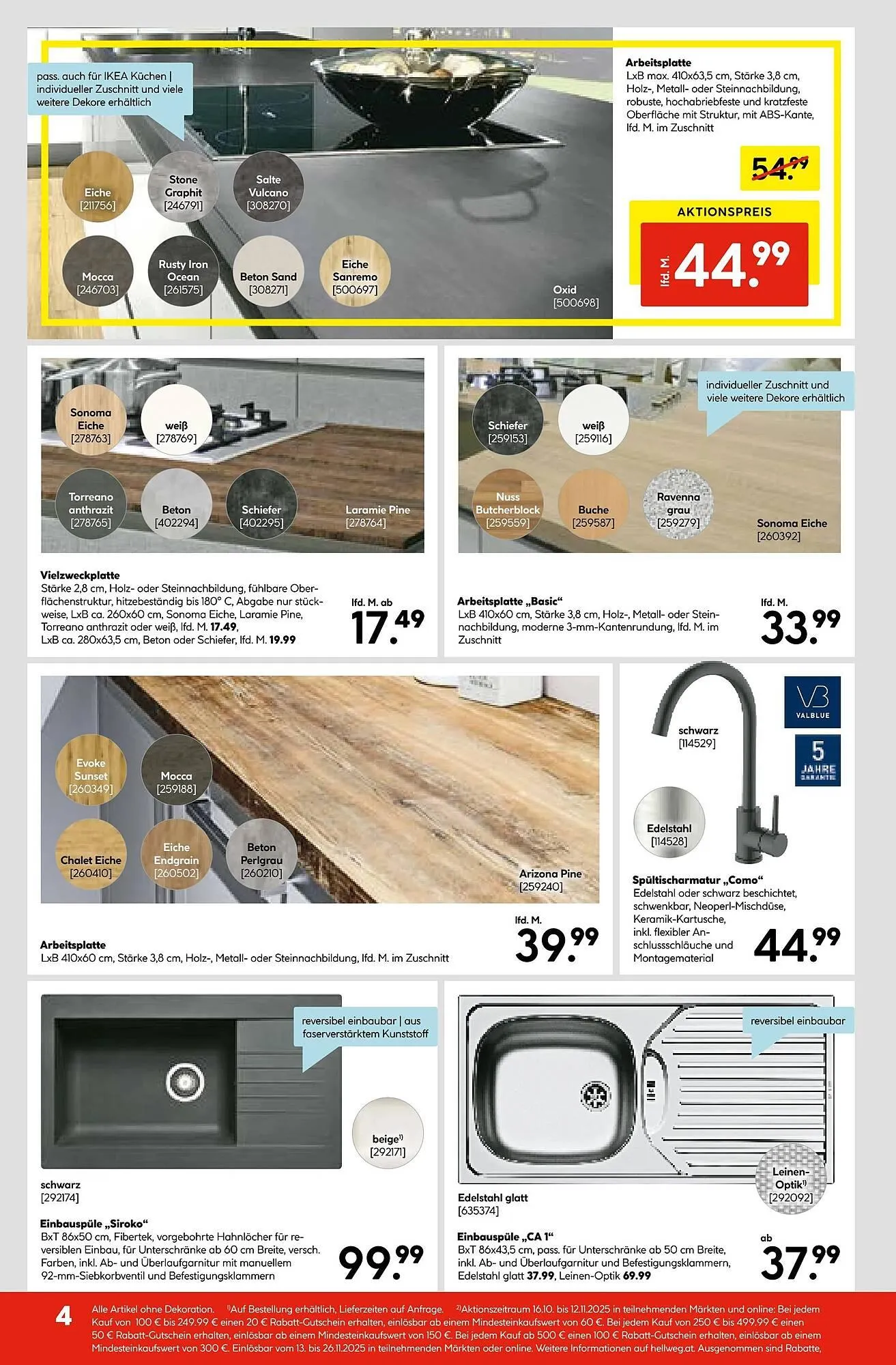 Hellweg Prospekt von 6. November bis 12. November 2025 - Flugblätt seite 4