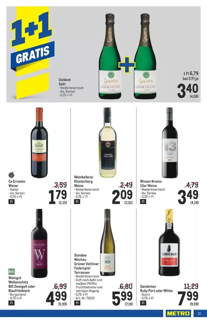 Top-Angebote für Sparfüchse von 8. Jänner bis 22. Jänner 2025 - Flugblätt seite 31