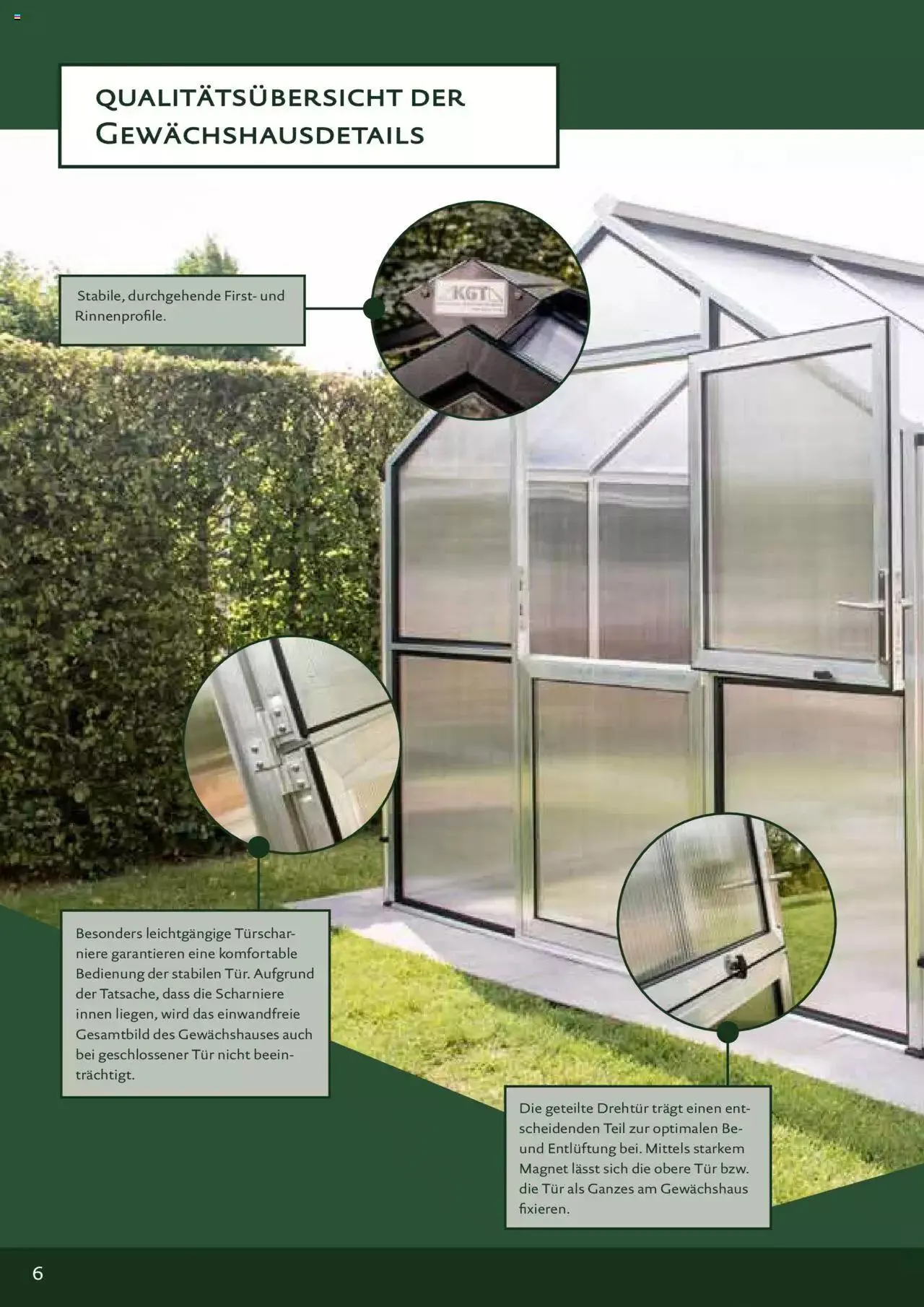 Dehner - KGT Premium Gewächshäuser von 12. Jänner bis 31. Dezember 2023 - Flugblätt seite 6