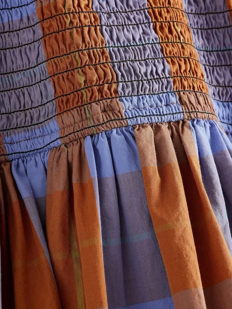 Lila - Kleid mit Puffärmeln (3–16 J.)