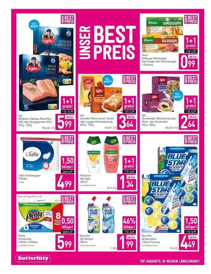 Sutterlüty flugblatt von 16. Jänner bis 22. Jänner 2025 - Flugblätt seite  6