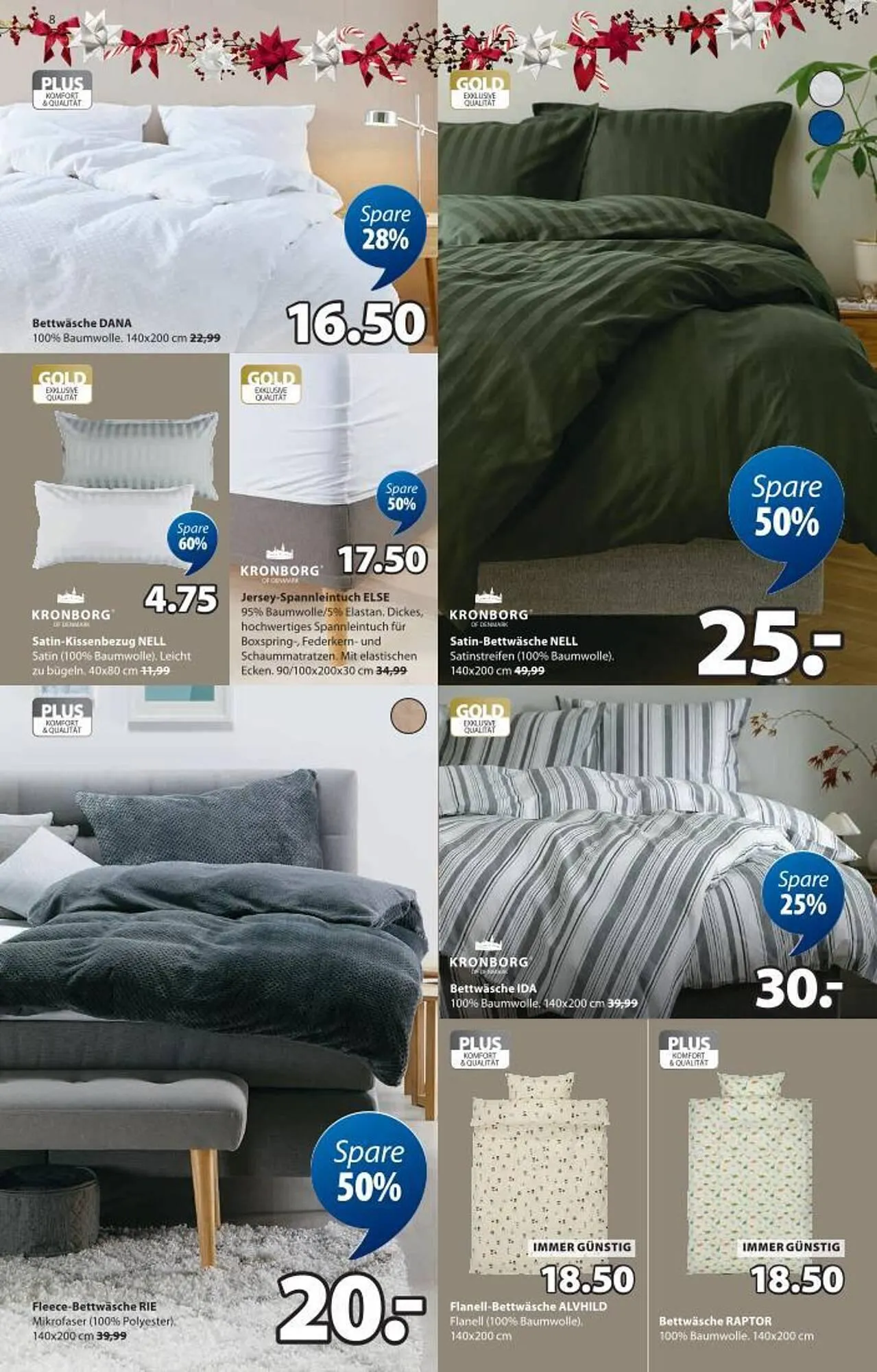 JYSK Flugblatt von 27. Oktober bis 2. Dezember 2025 - Flugblätt seite 8