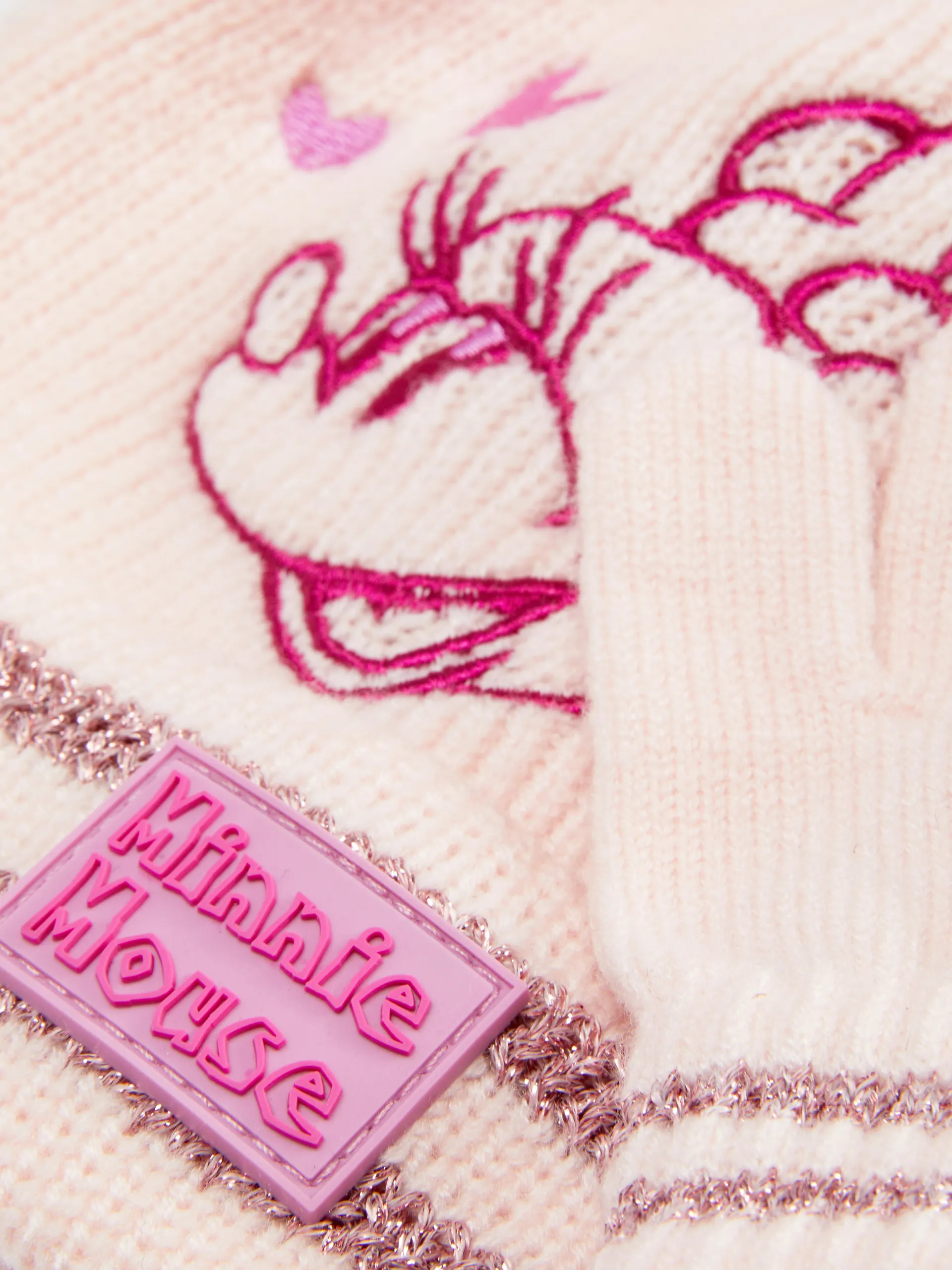 „Disney Minnie Maus“ Mütze und Fäustlinge im Set