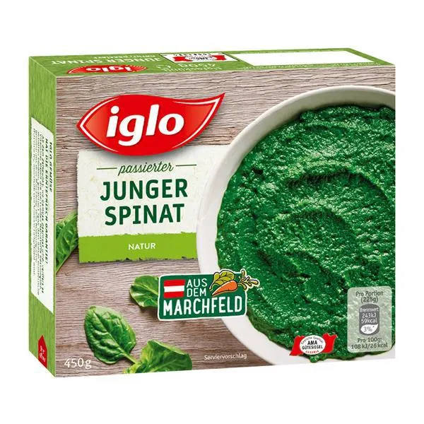 Iglo Spinat doppelt passiert