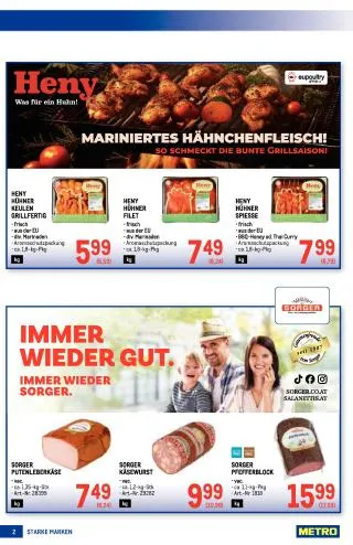 METRO Flugblatt Food - Starke Marken von 20. August bis 2. September 2026 - Flugblätt seite 2