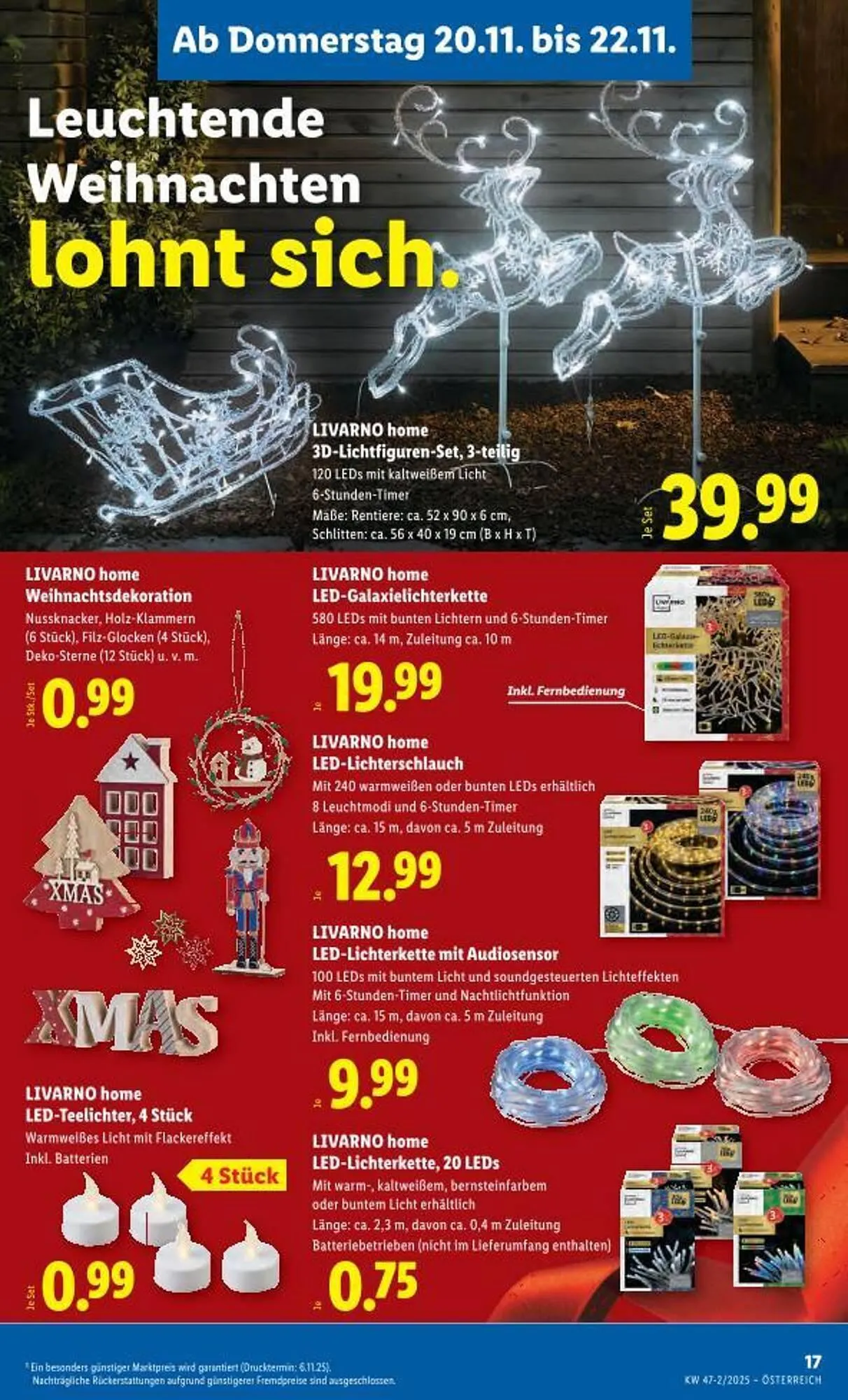 Lidl Flugblatt von 20. November bis 26. November 2025 - Flugblätt seite 20