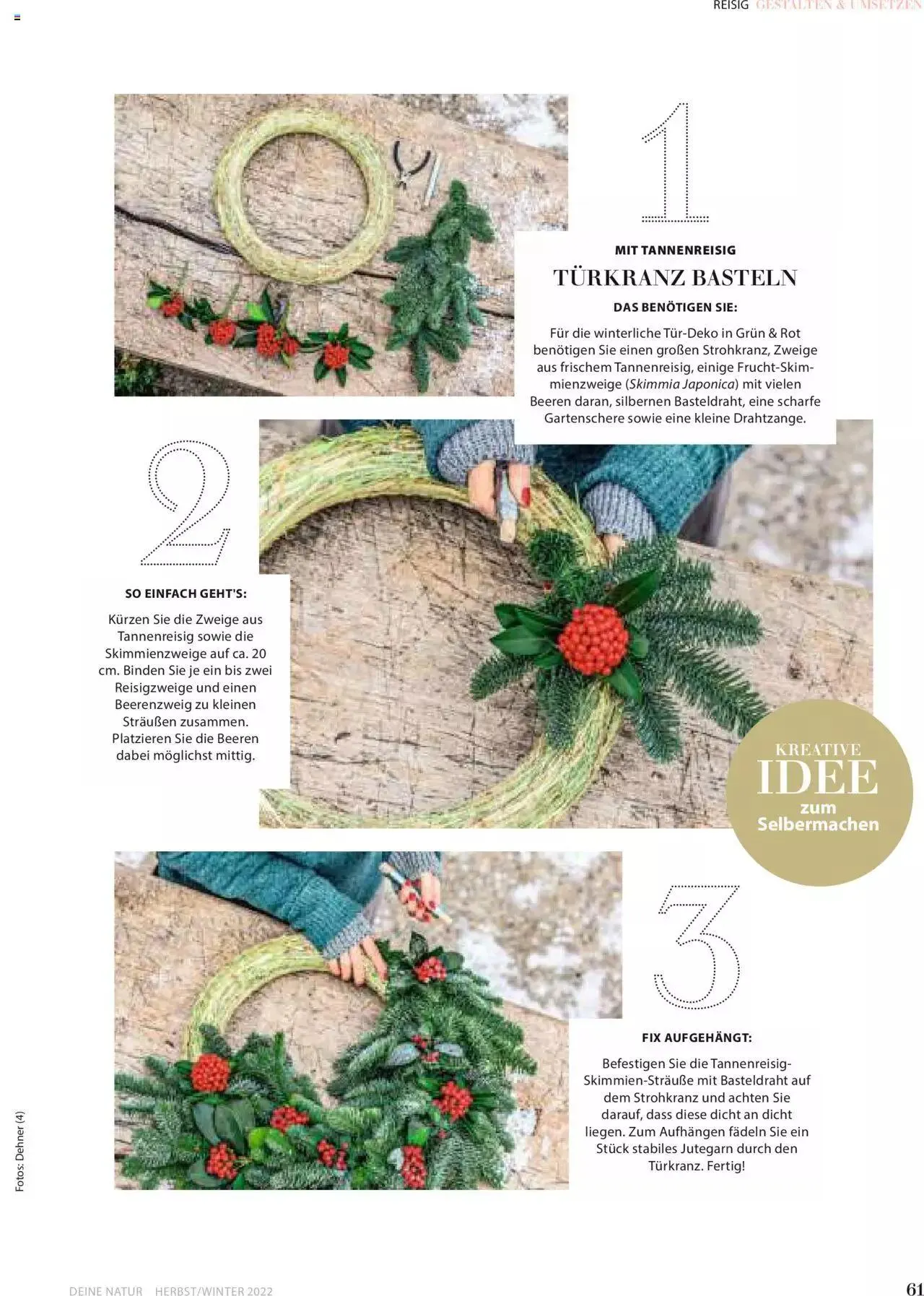 Dehner Flugblatt von 10. Oktober bis 31. Dezember 2023 - Flugblätt seite  61