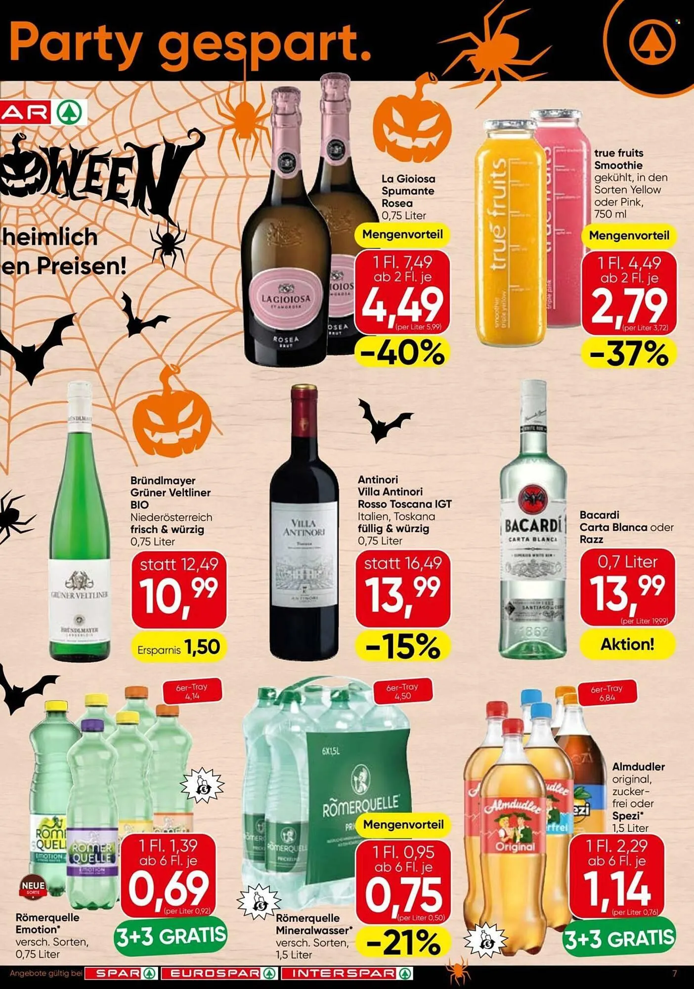 Eurospar Flugblatt von 23. Oktober bis 5. November 2025 - Flugblätt seite  7