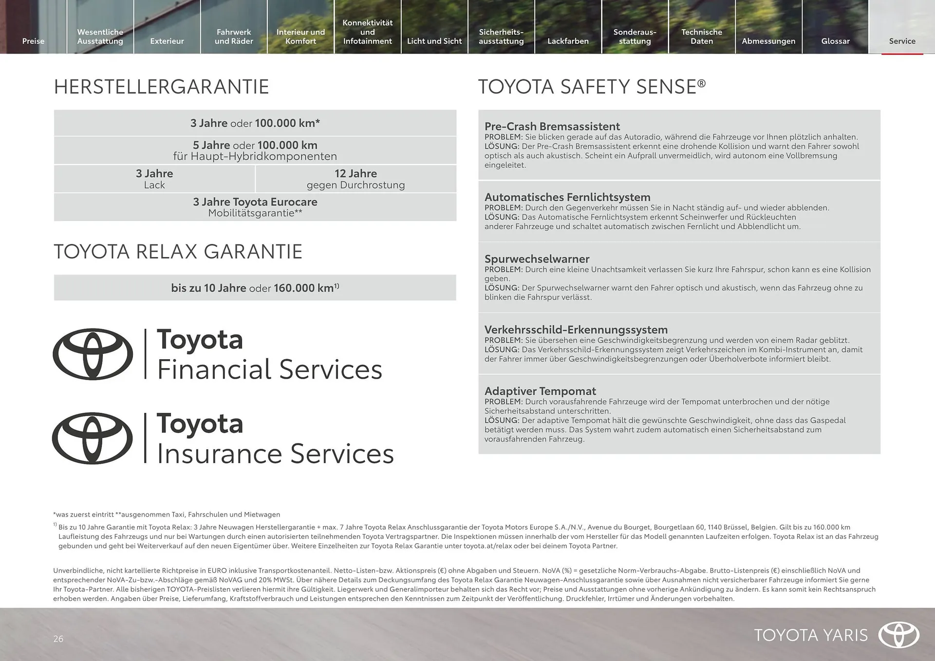 Toyota Flugblatt von 1. April bis 30. April 2026 - Flugblätt seite  26