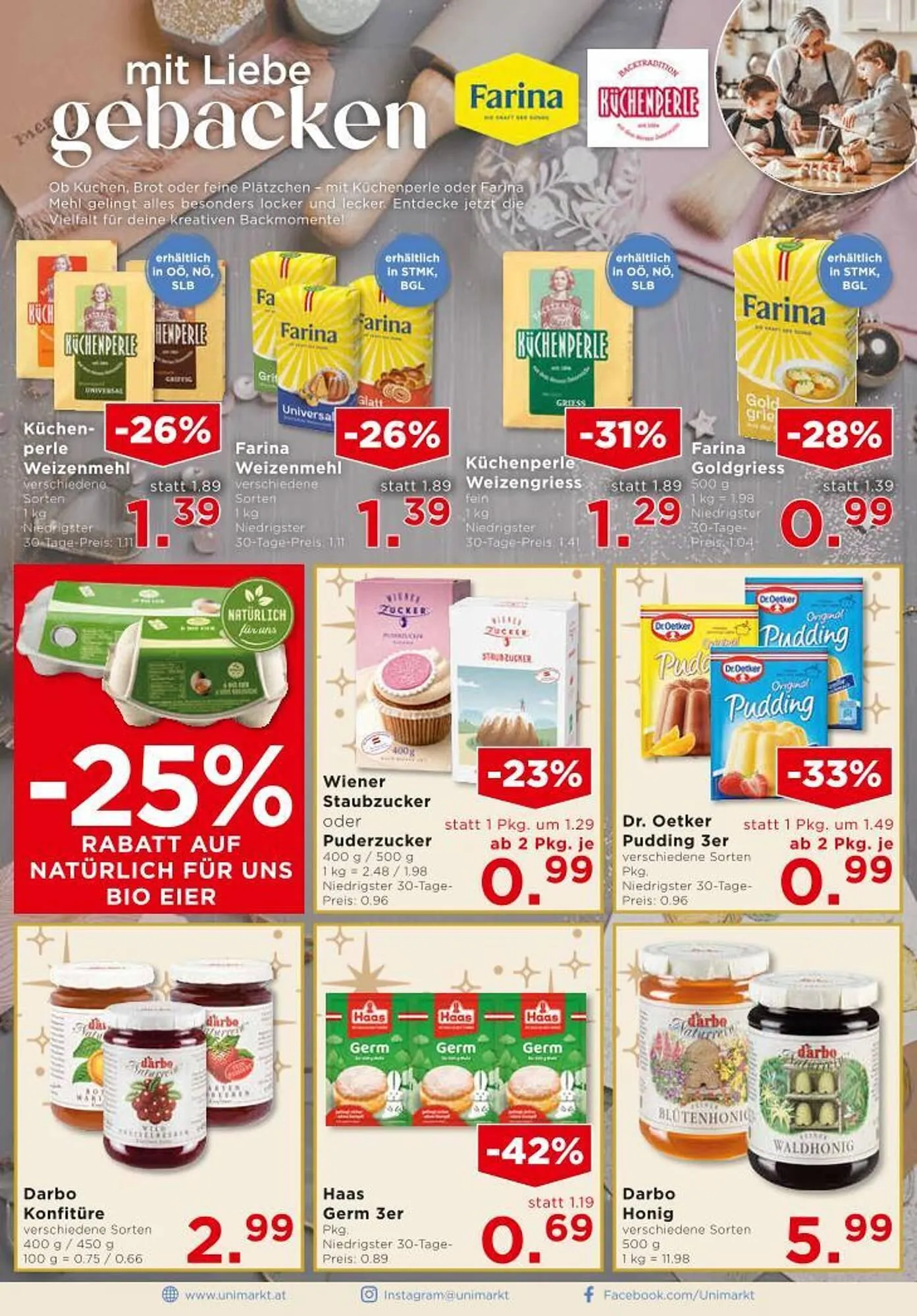 Unimarkt Flugblatt von 3. Dezember bis 9. Dezember 2025 - Flugblätt seite  8