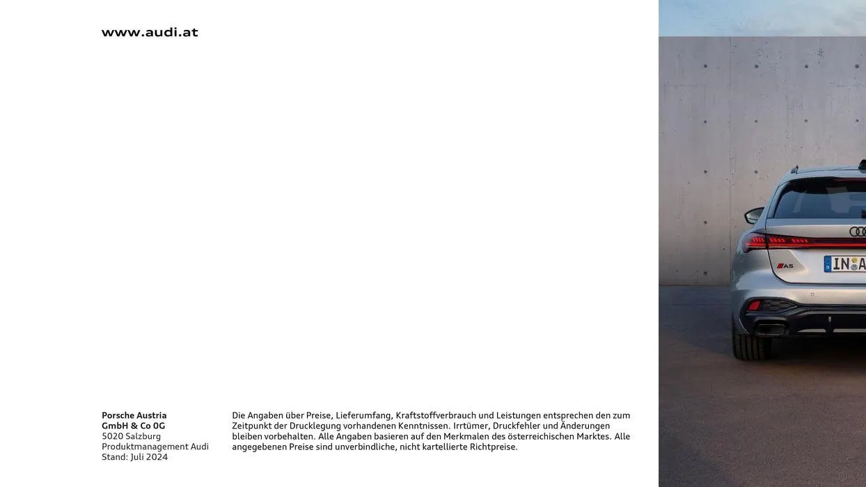 Audi A5 Avant von 26. Juli bis 26. Juli 2025 - Flugblätt seite 27