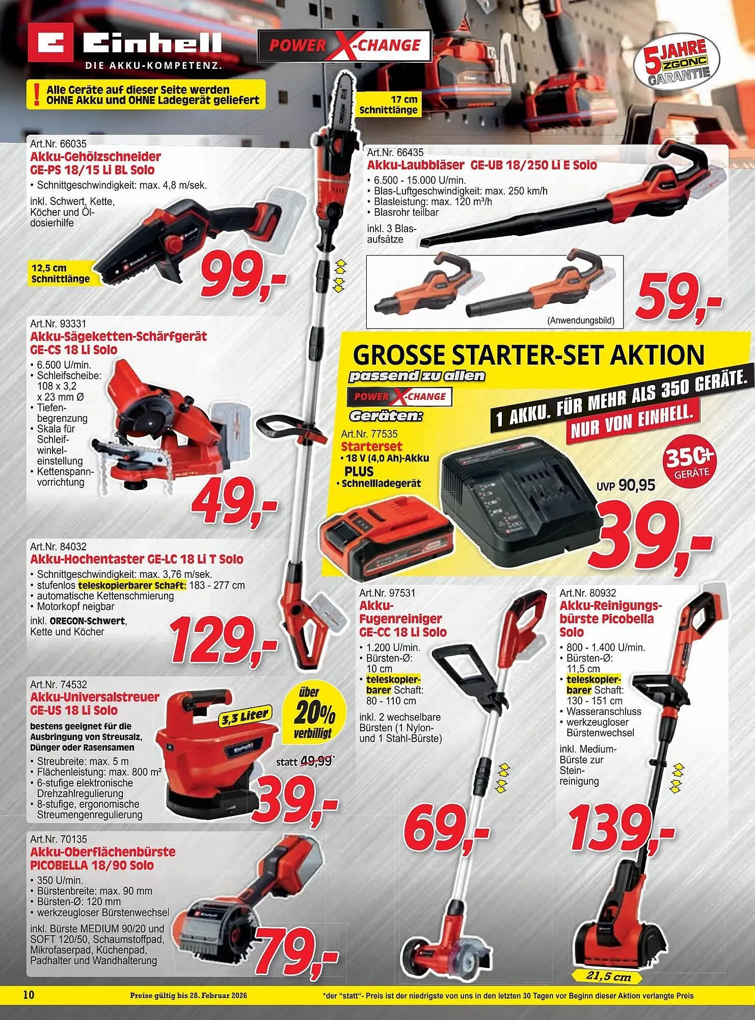 Zgonc Flugblatt von 12. Februar bis 28. Februar 2026 - Flugblätt seite 10