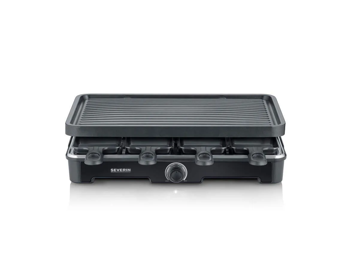 Raclette Grill RG9670 8 Pers. schwarz Grillplatte 1400W