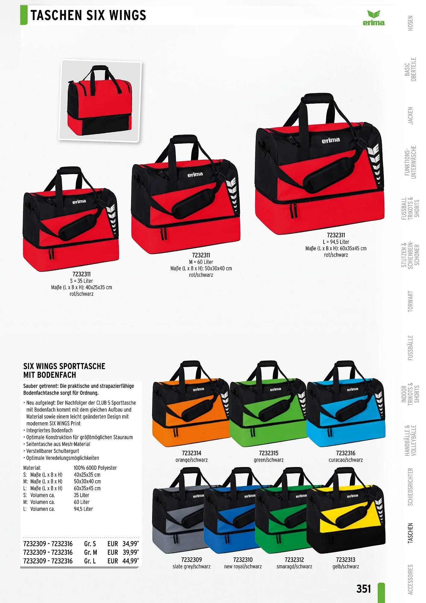 ERIMA Flugblatt von 2. Jänner bis 31. Dezember 2024 - Flugblätt seite 351