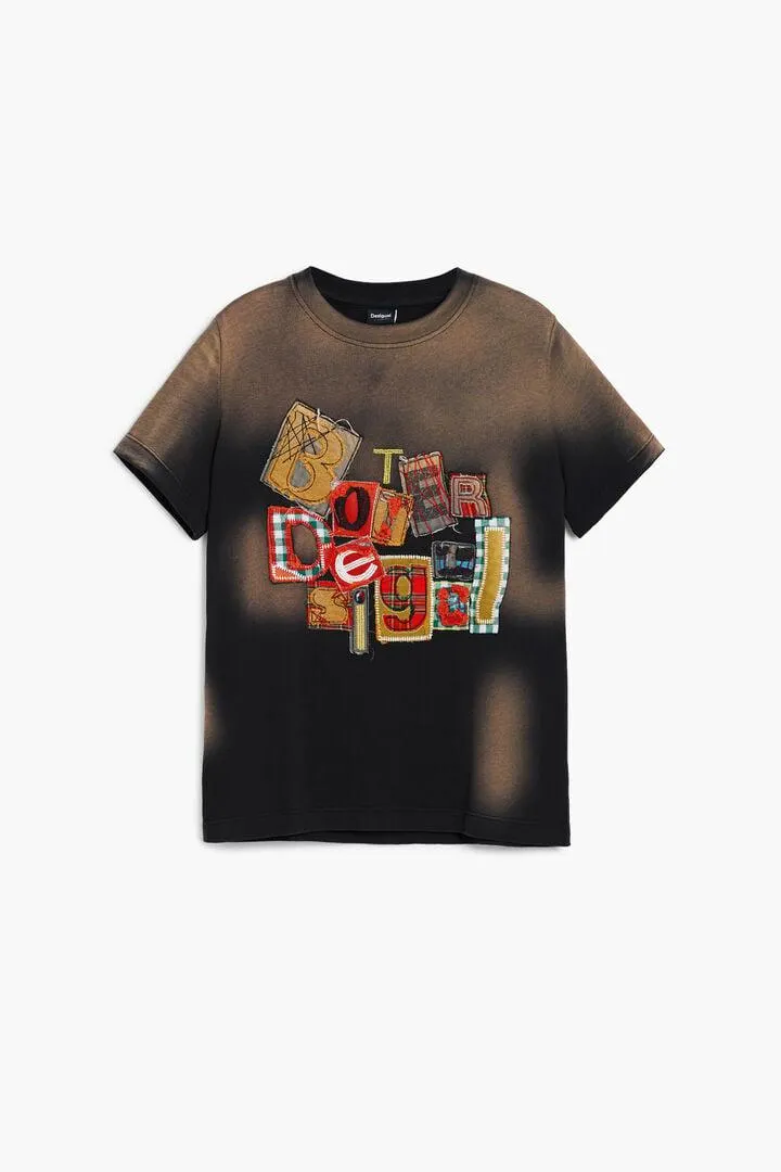 Kinder-T-Shirt mit kurzen Ärmeln und Botter-Patch