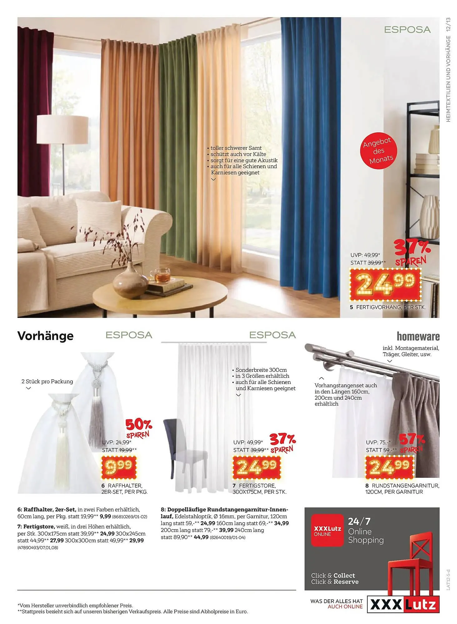 XXXLutz Prospekt von 16. Dezember bis 24. Dezember 2025 - Flugblätt seite 13