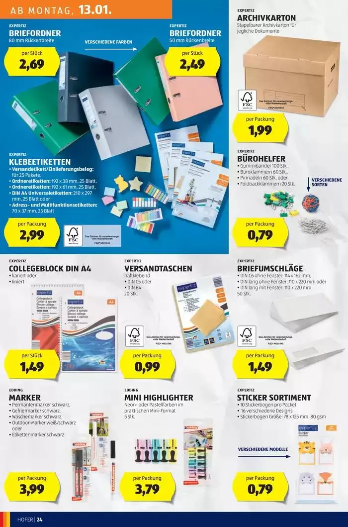 Blättern Sie online im HOFER Flugblatt von 8. Jänner bis 15. Jänner 2025 - Flugblätt seite 28