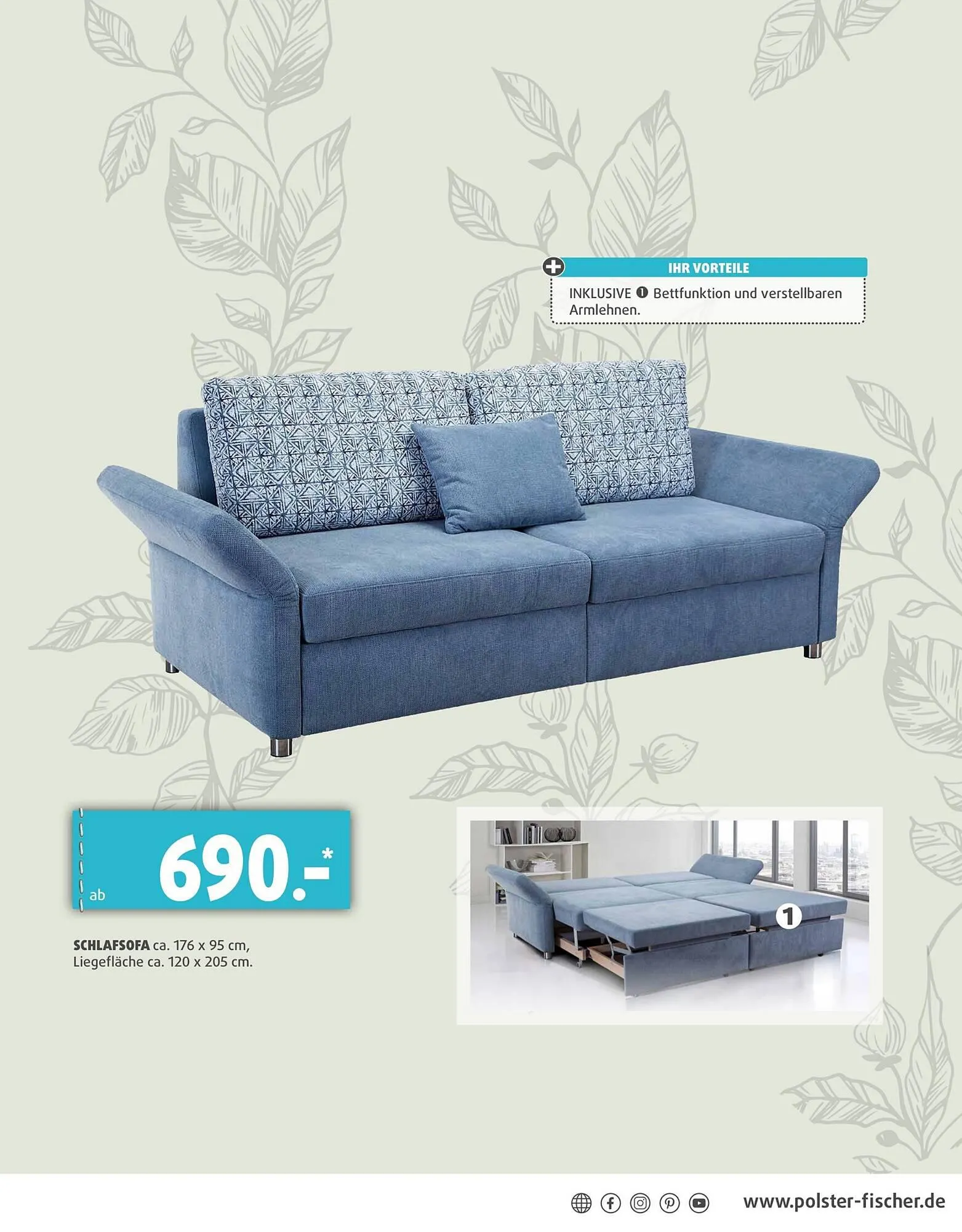 Polstermöbel Fischer Flugblatt von 15. Februar bis 17. März 2024 - Flugblätt seite  15