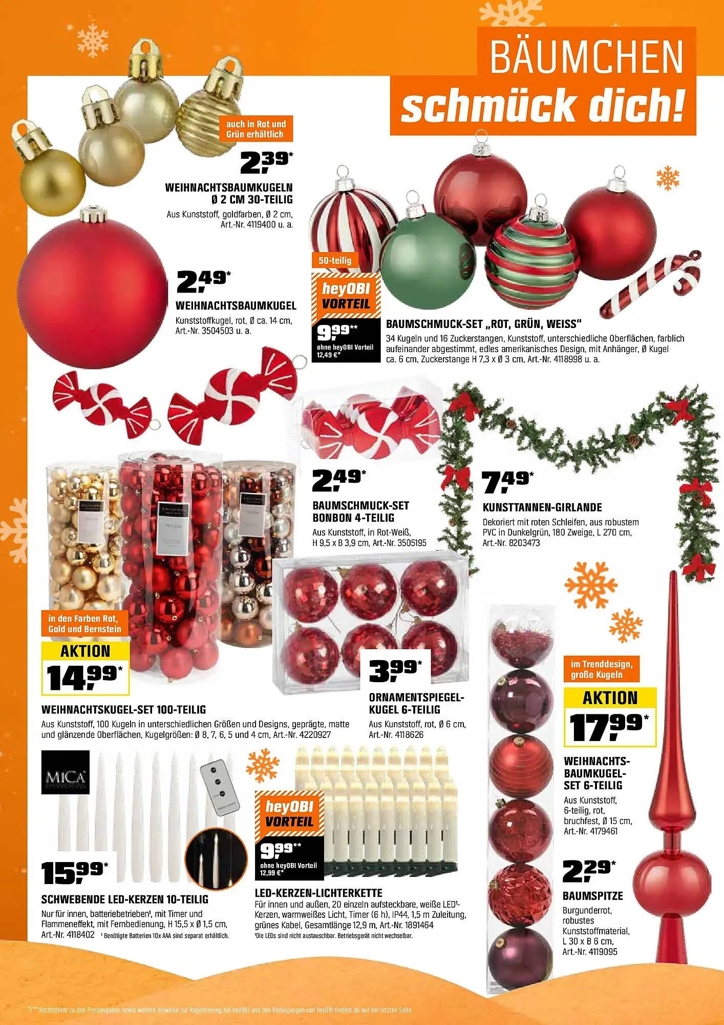 OBI Flugblatt von 1. Dezember bis 14. Dezember 2025 - Flugblätt seite  4