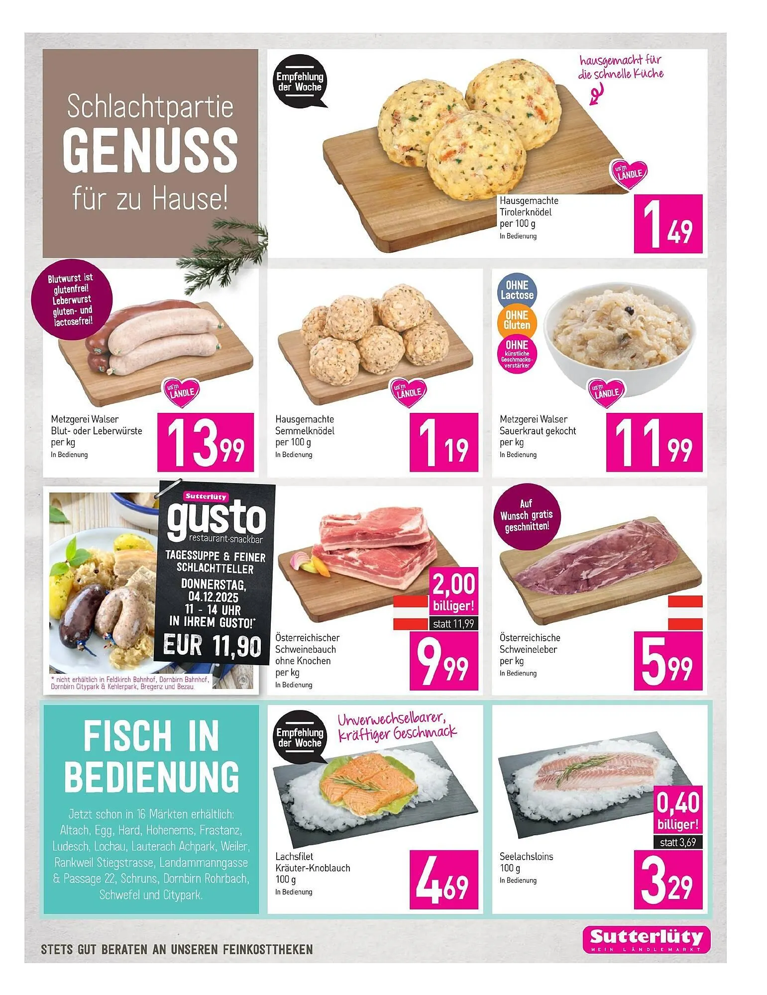 Sutterlüty Flugblatt von 4. Dezember bis 10. Dezember 2025 - Flugblätt seite 11