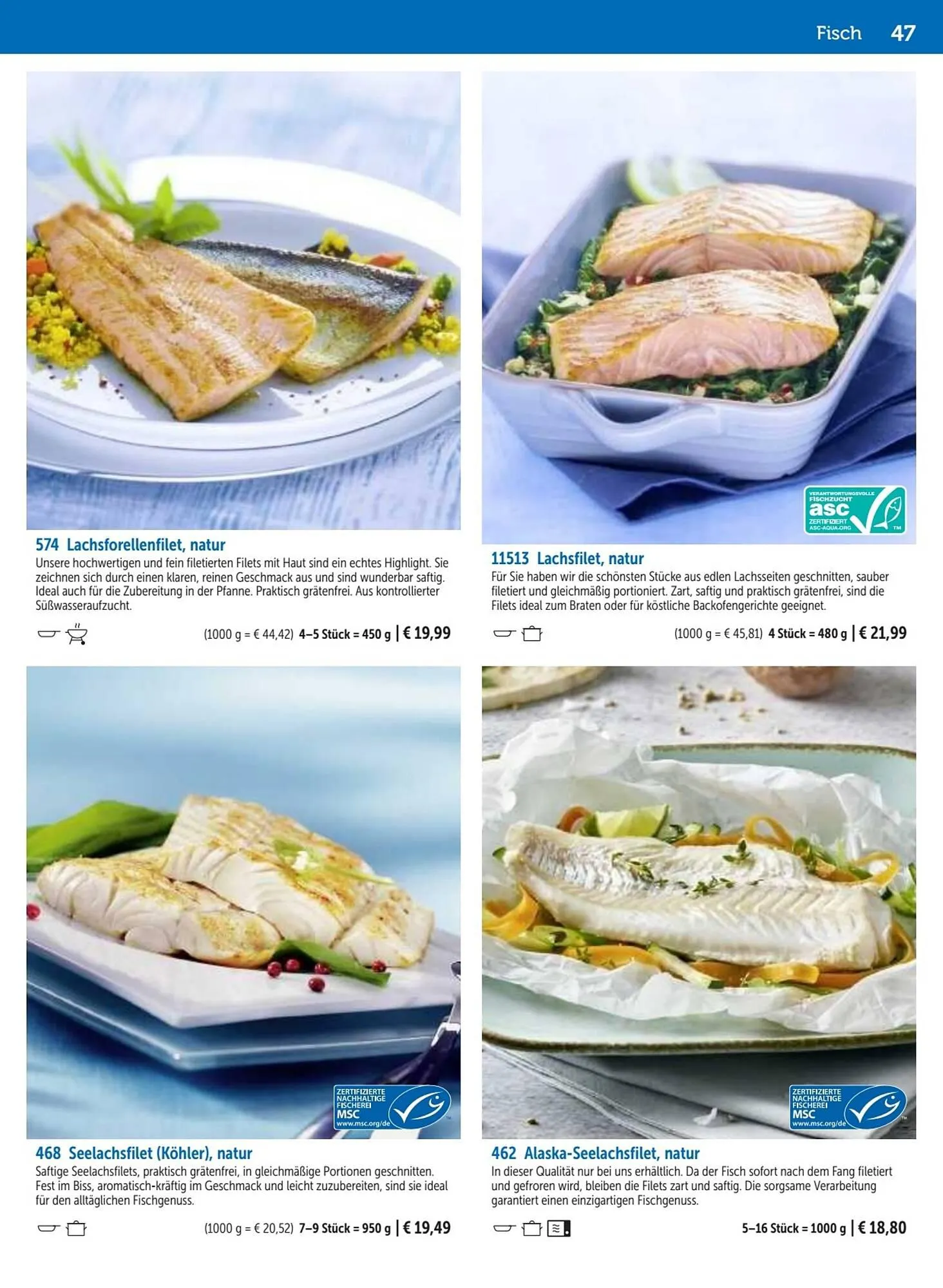 Bofrost Flugblatt von 25. September bis 29. Februar 2024 - Flugblätt seite  47