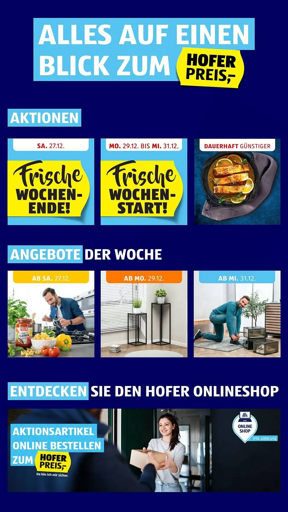 Hofer Flugblatt von 22. Dezember bis 31. Dezember 2025 - Flugblätt seite  2