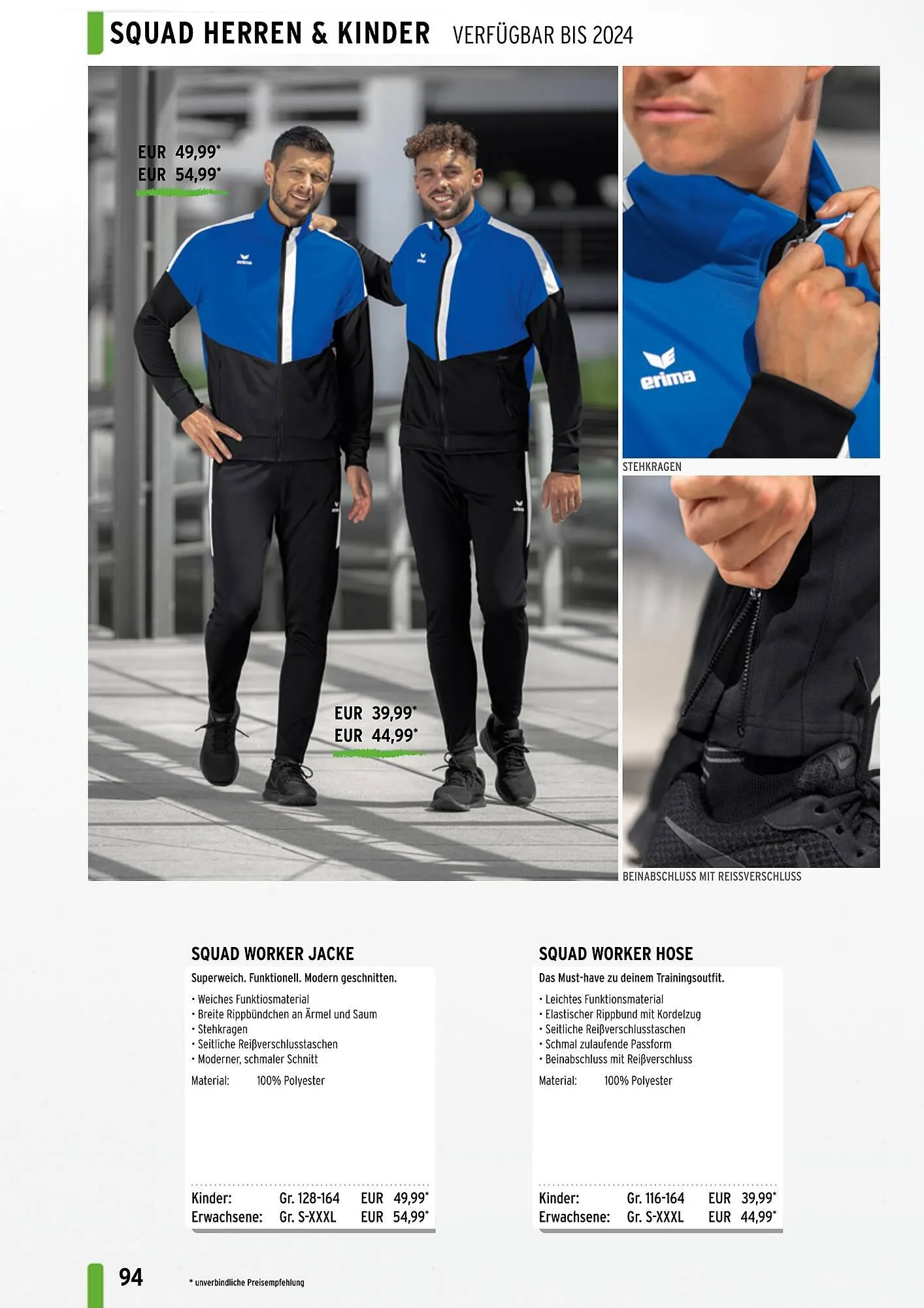 ERIMA Flugblatt von 2. Jänner bis 31. Dezember 2024 - Flugblätt seite  94