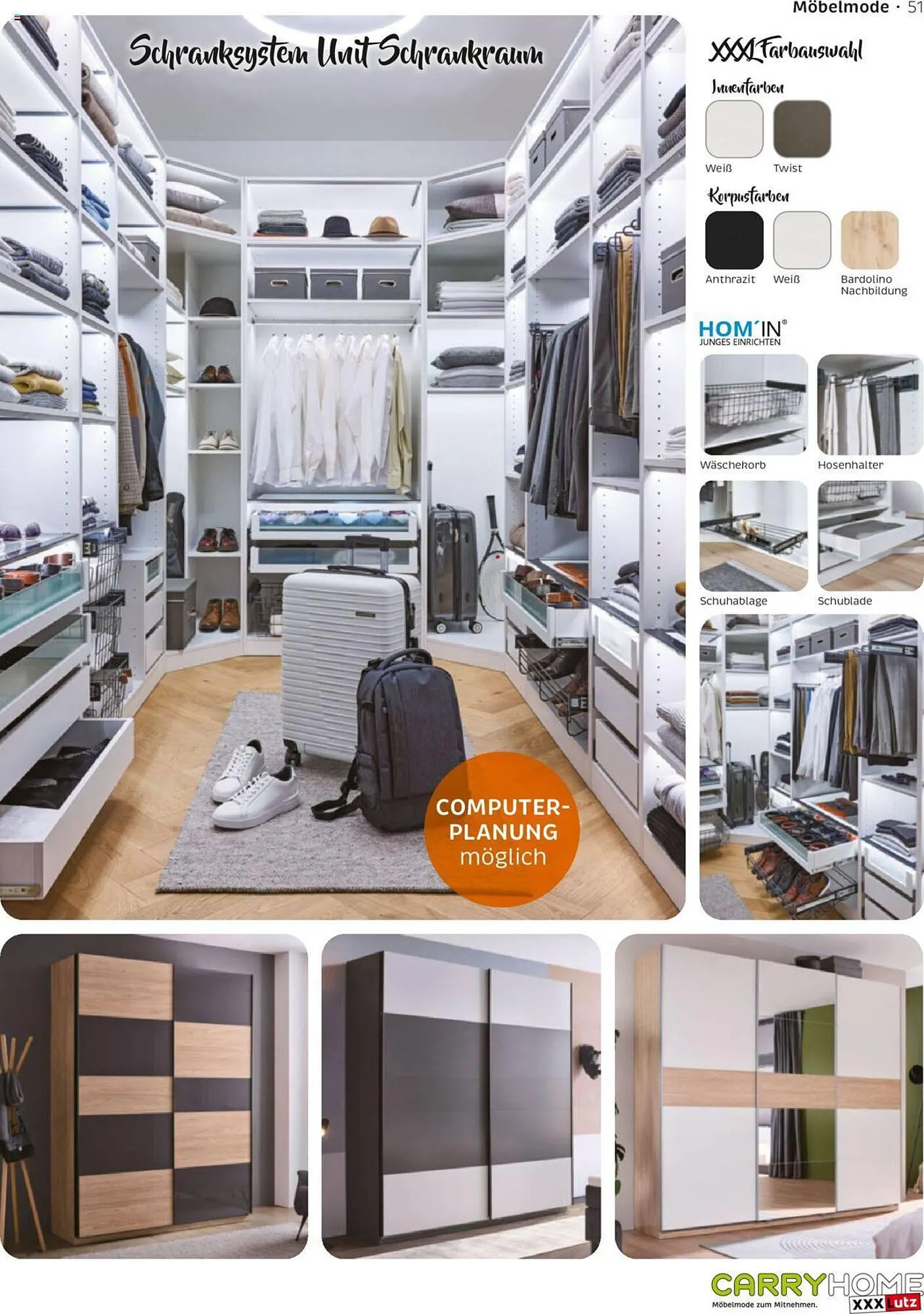 XXXLutz Flugblatt von 5. Juli bis 31. Mai 2024 - Flugblätt seite 51