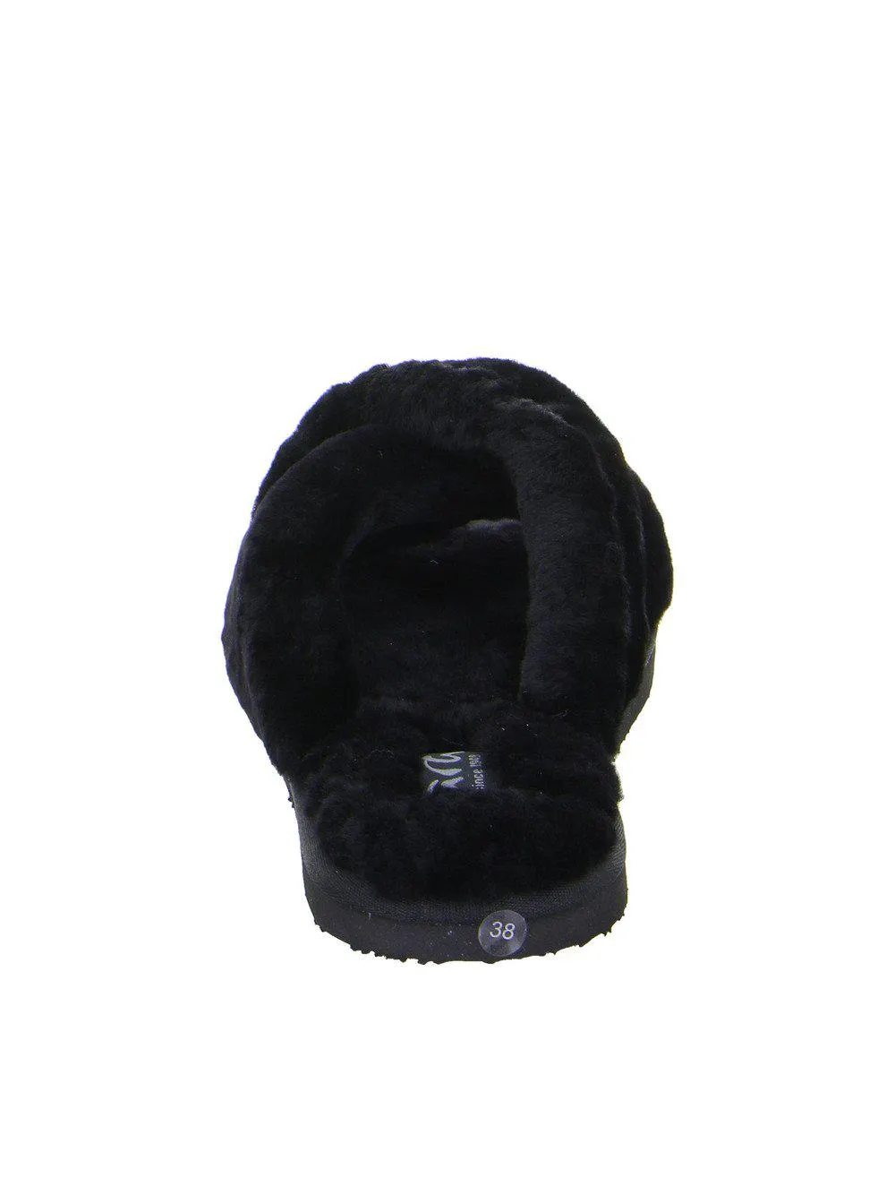 Damen Hausschuh Cosy schwarz