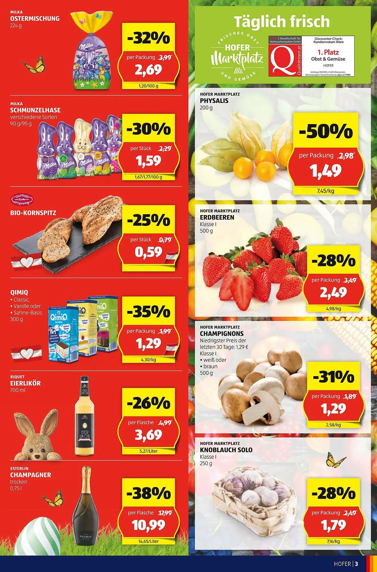 Hofer Flugblatt von 22. März bis 28. März 2024 - Flugblätt seite 3