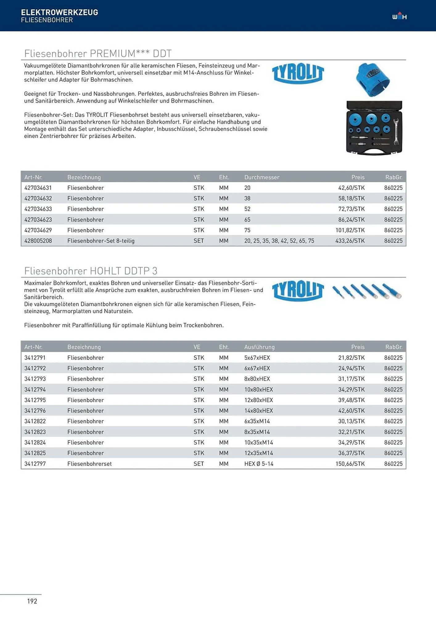Würth Flugblatt von 22. Februar bis 31. Dezember 2024 - Flugblätt seite  192