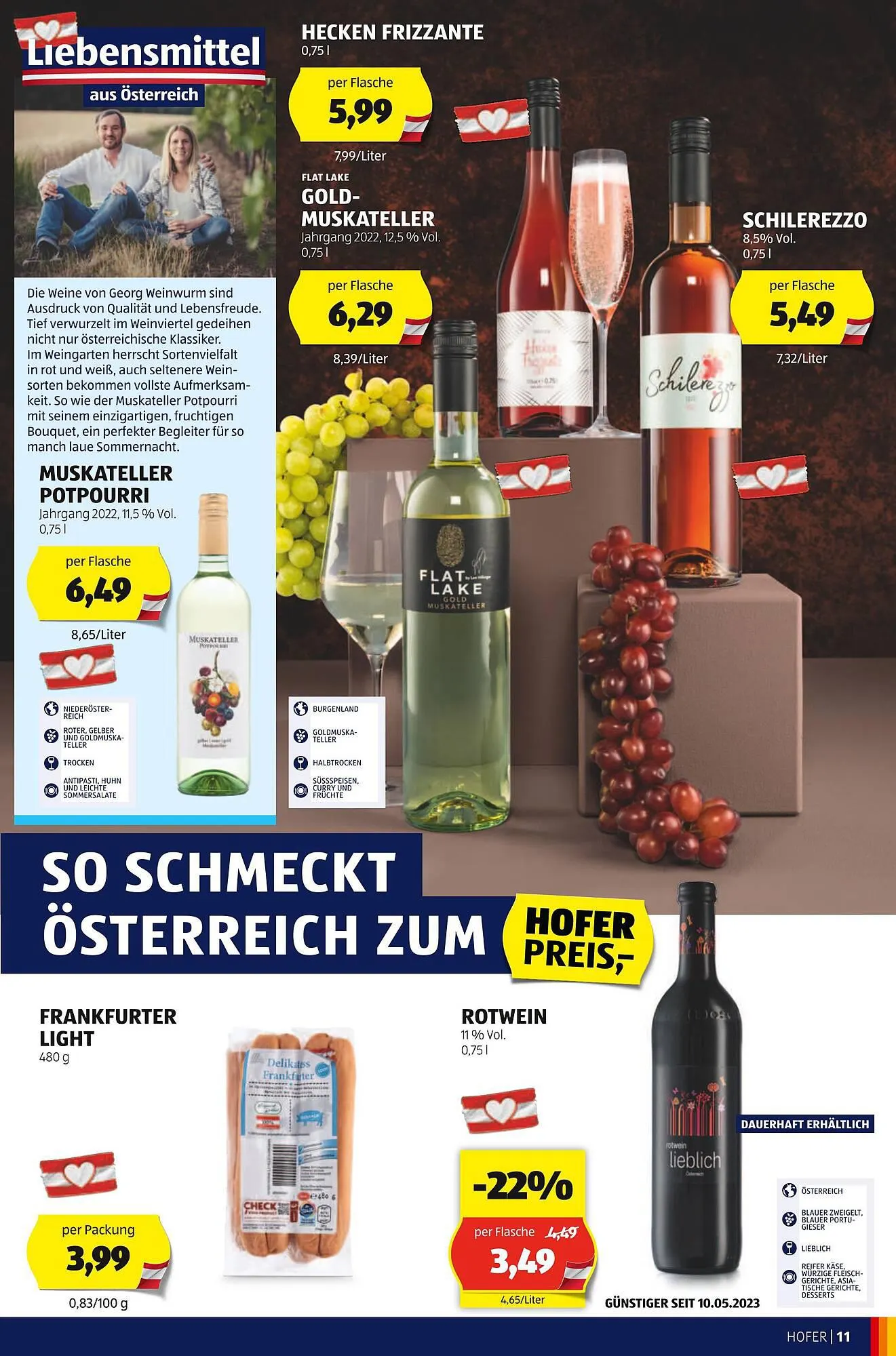 Hofer Flugblatt von 18. August bis 24. August 2023 - Flugblätt seite 11