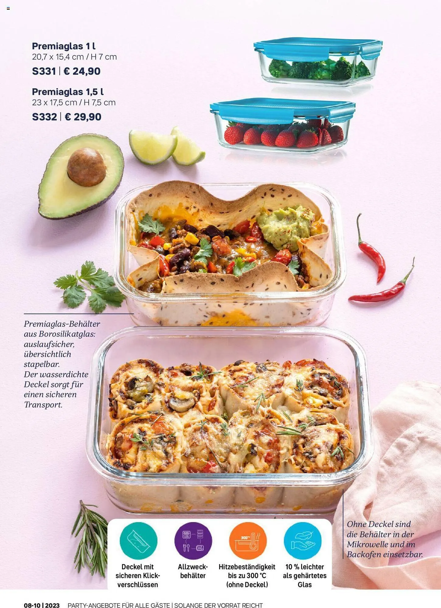 Tupperware Flugblatt von 7. August bis 5. November 2023 - Flugblätt seite 6