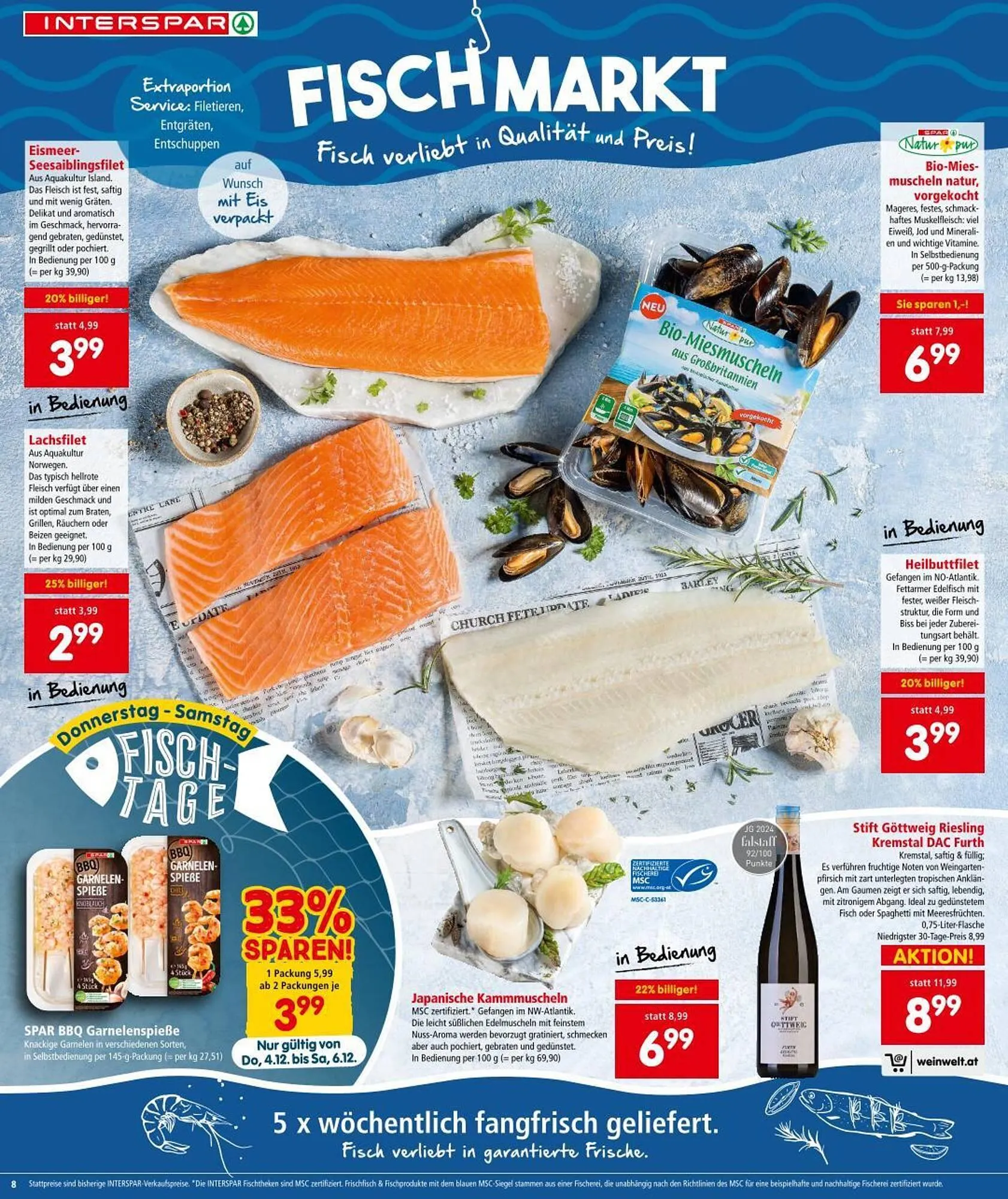 Interspar Flugblatt von 4. Dezember bis 17. Dezember 2025 - Flugblätt seite 8