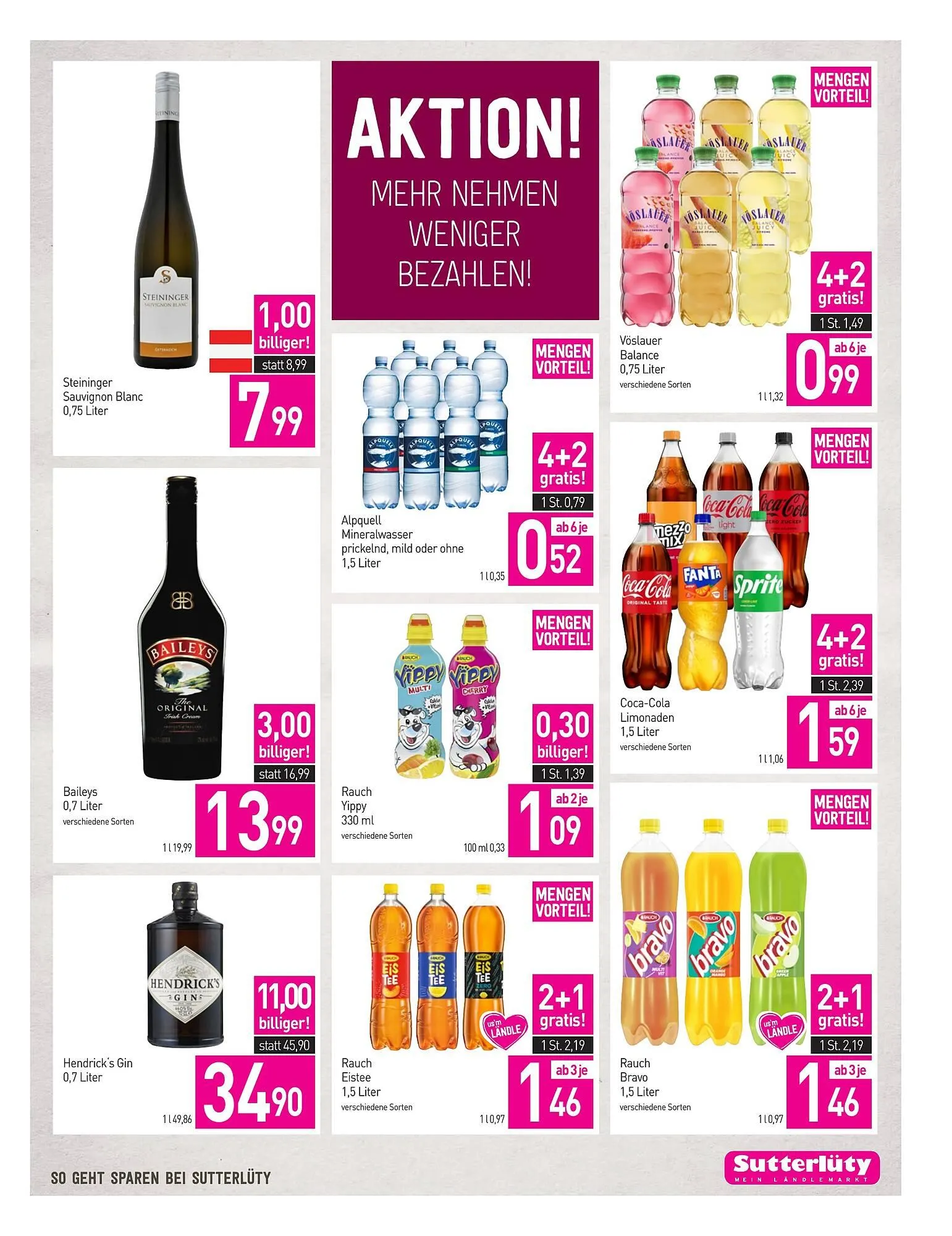 Sutterlüty Flugblatt von 29. Jänner bis 4. Februar 2026 - Flugblätt seite 15