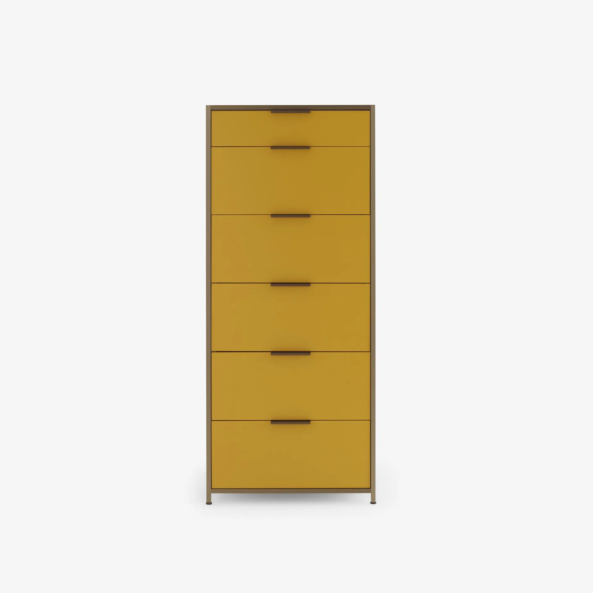 SCHMALE KOMMODE MIT 6 SCHUBLADEN
