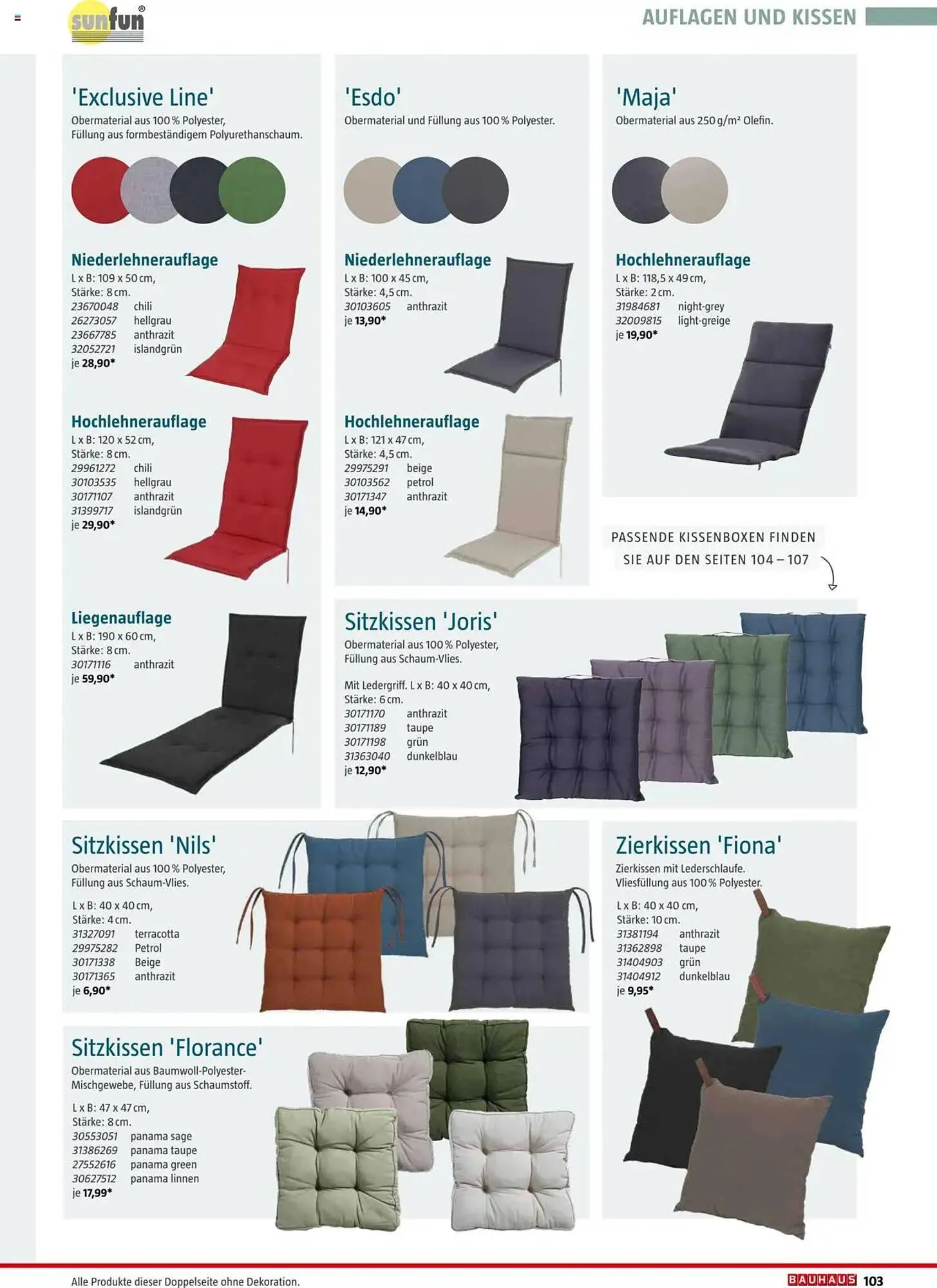 Bauhaus Flugblatt von 4. März bis 4. Jänner 2026 - Flugblätt seite  103