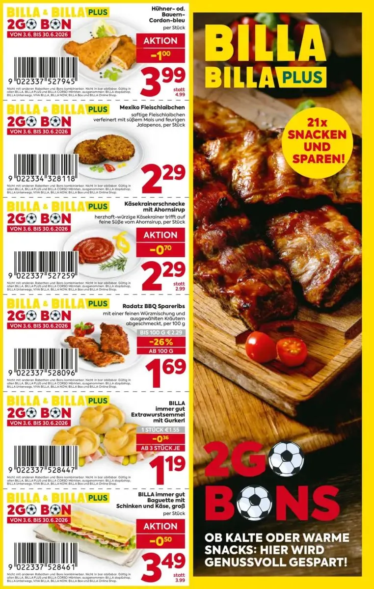 Billa Angebote gültig bis 30.06.2026 - 0