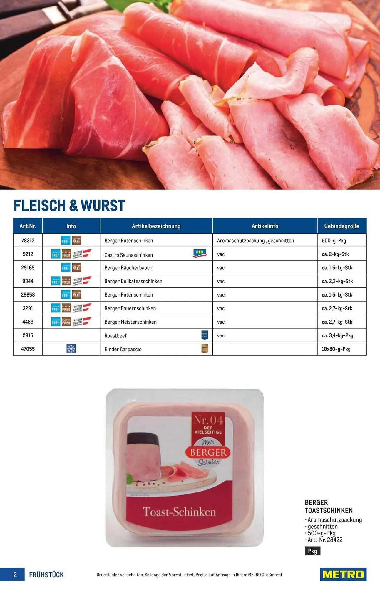 Metro Flugblatt von 18. März bis 1. April 2026 - Flugblätt seite  2