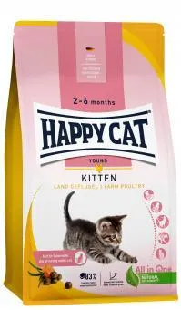 HAPPY CAT KITTEN mit Land Geflügel 1,3 kg