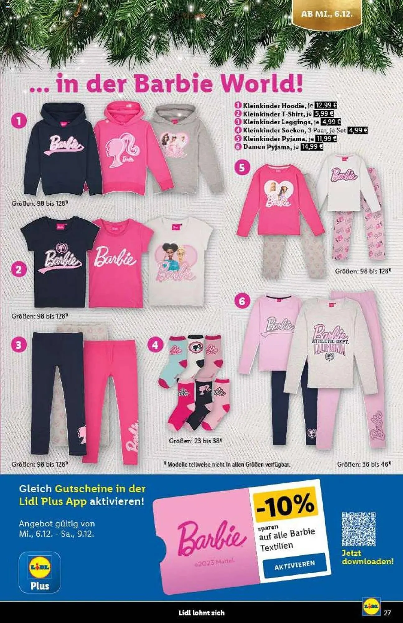 Lidl Flugblatt von 30. Oktober bis 14. Dezember 2023 - Flugblätt seite 27