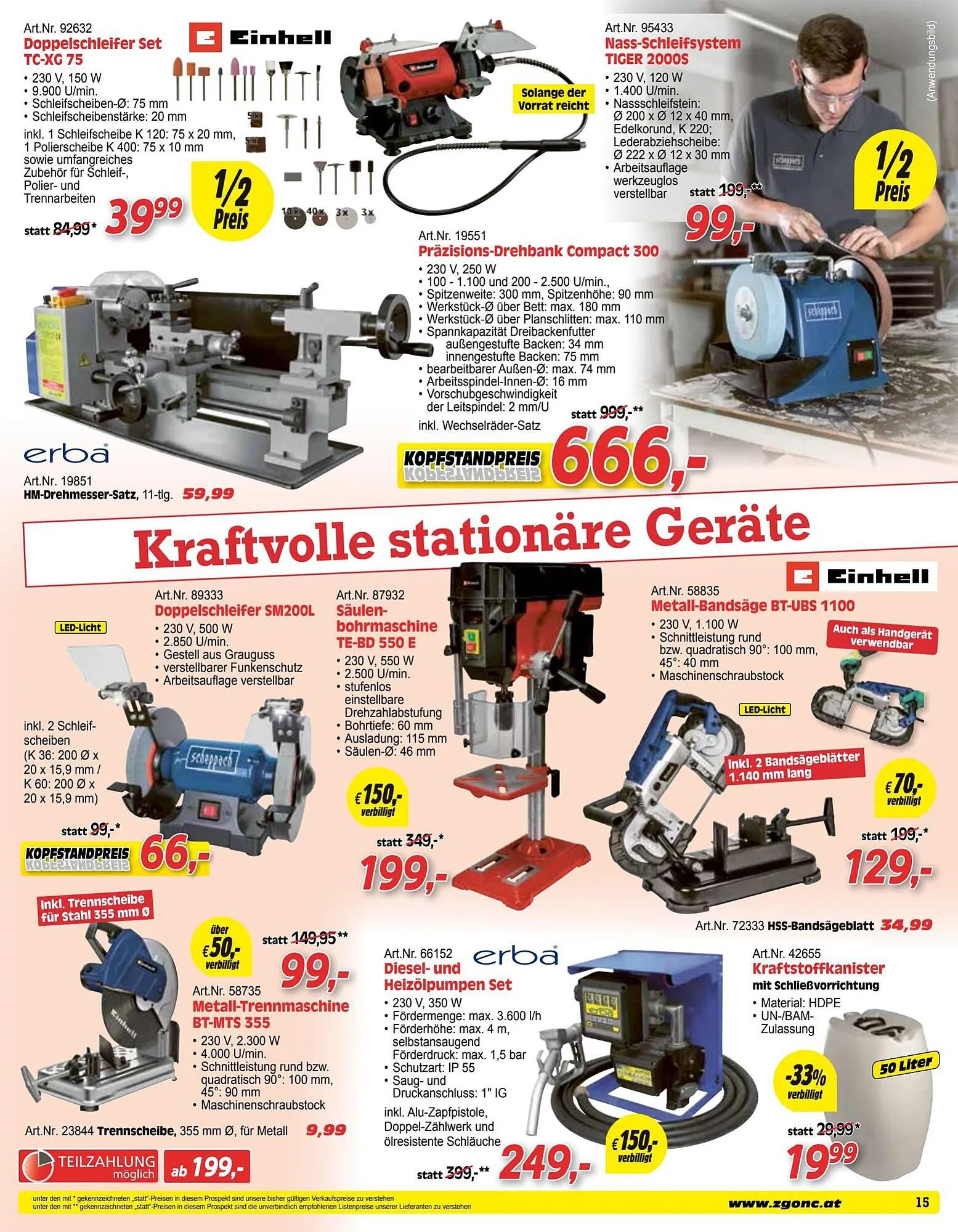 Zgonc Flugblatt von 15. Oktober bis 31. Oktober 2023 - Flugblätt seite 15