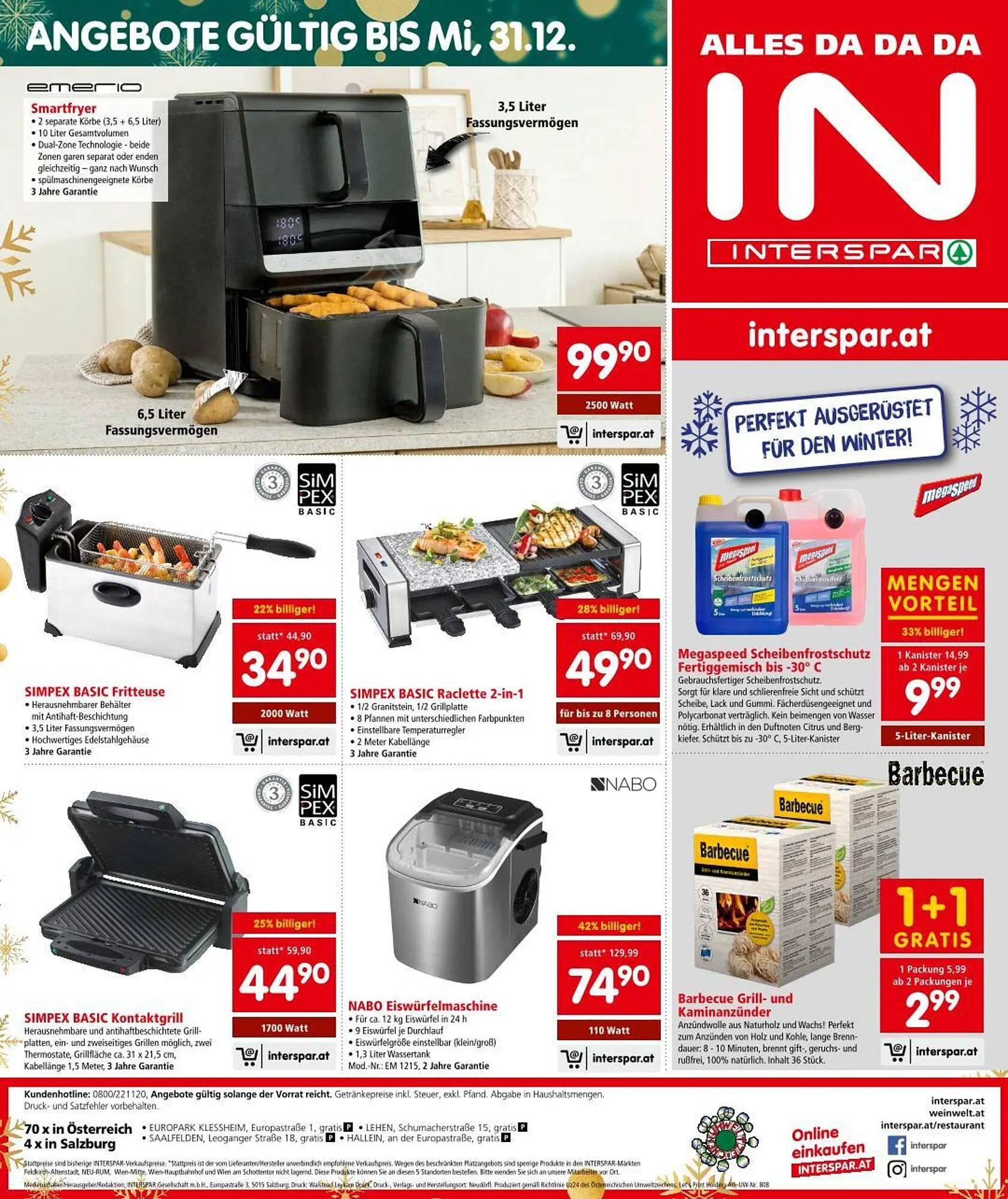 Interspar Flugblatt von 11. Dezember bis 17. Dezember 2025 - Flugblätt seite 20