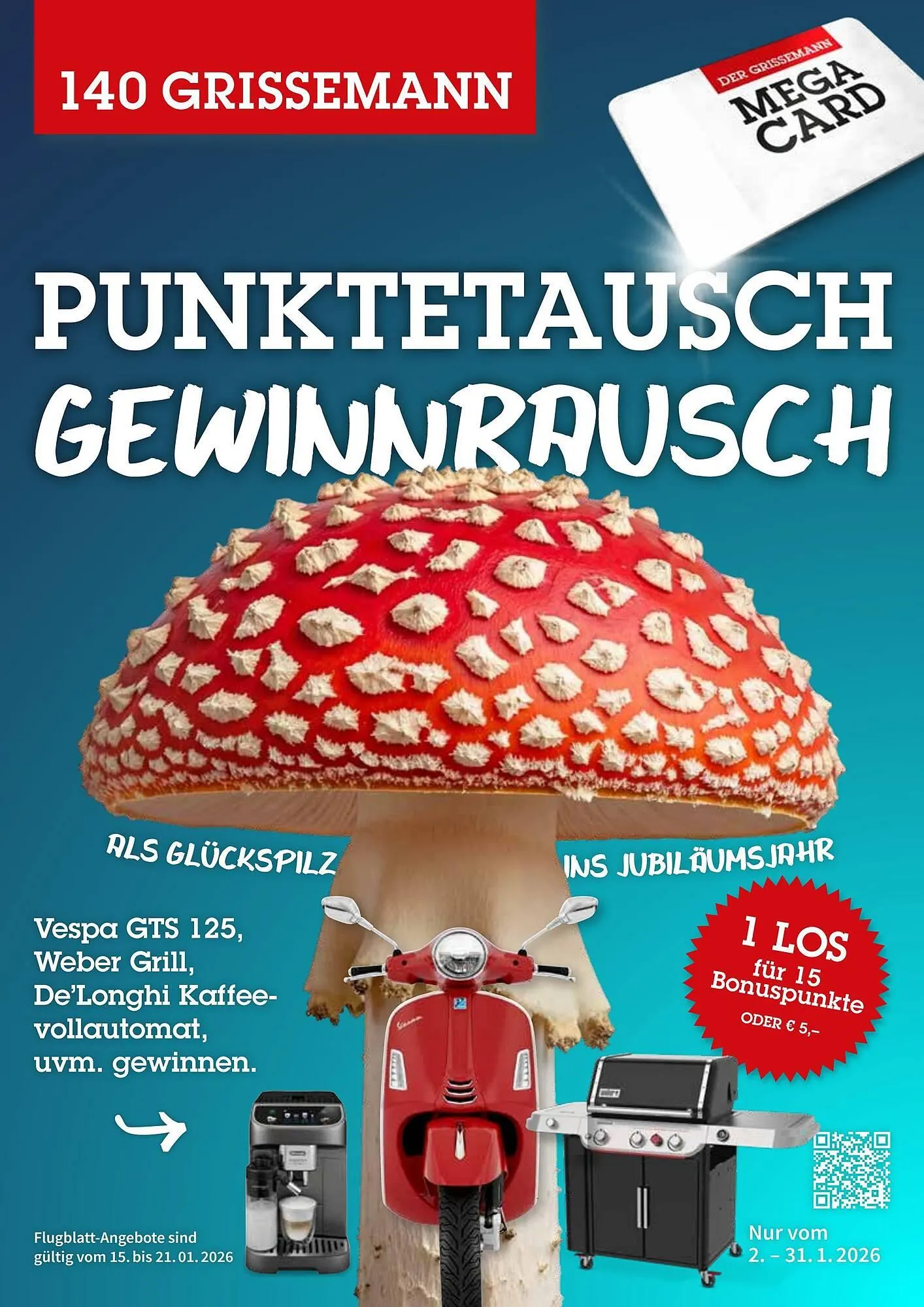 Der Grissemann Flugblatt von 15. Jänner bis 21. Jänner 2026 - Flugblätt seite  1