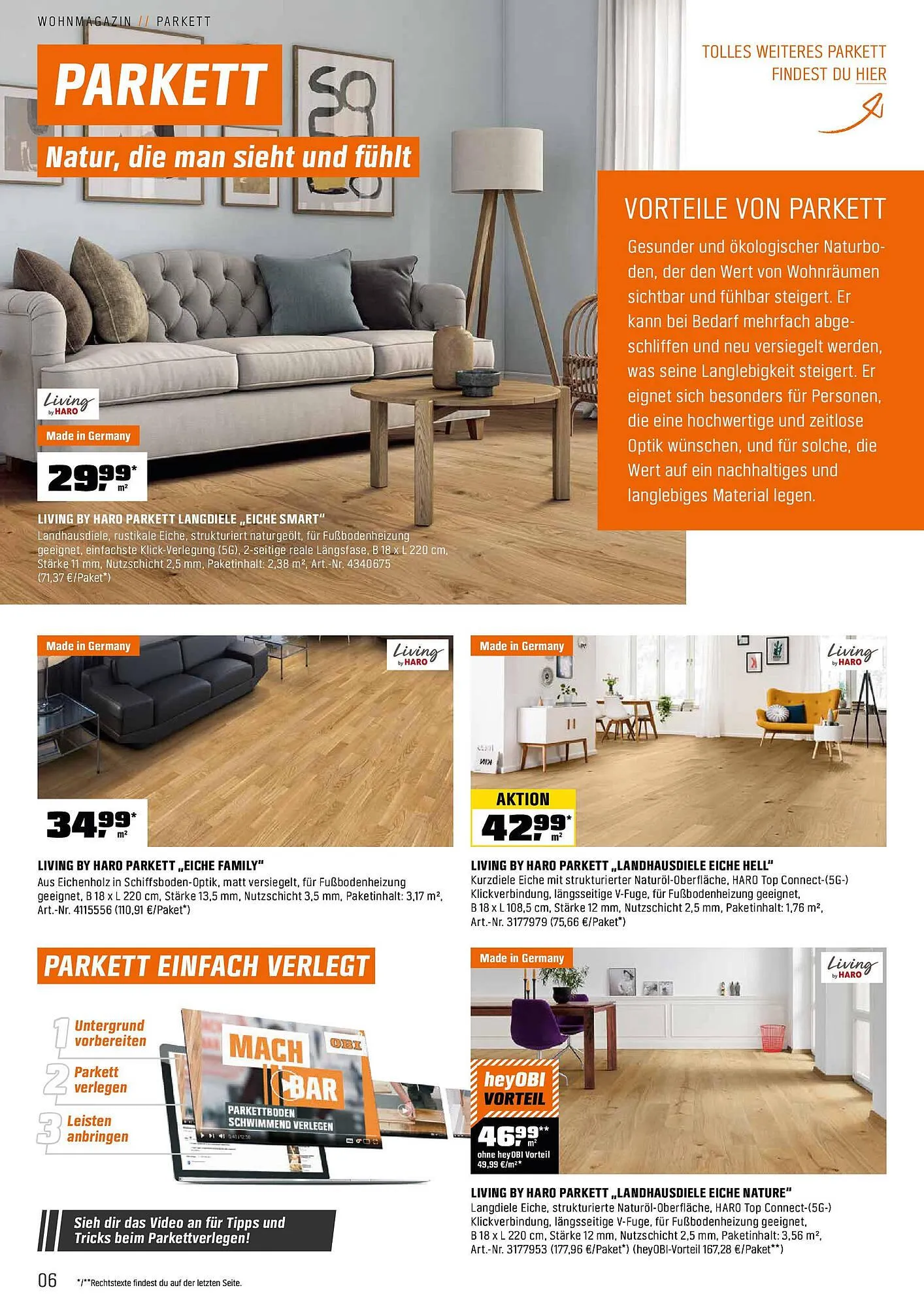 OBI Flugblatt von 16. Oktober bis 30. November 2025 - Flugblätt seite 6