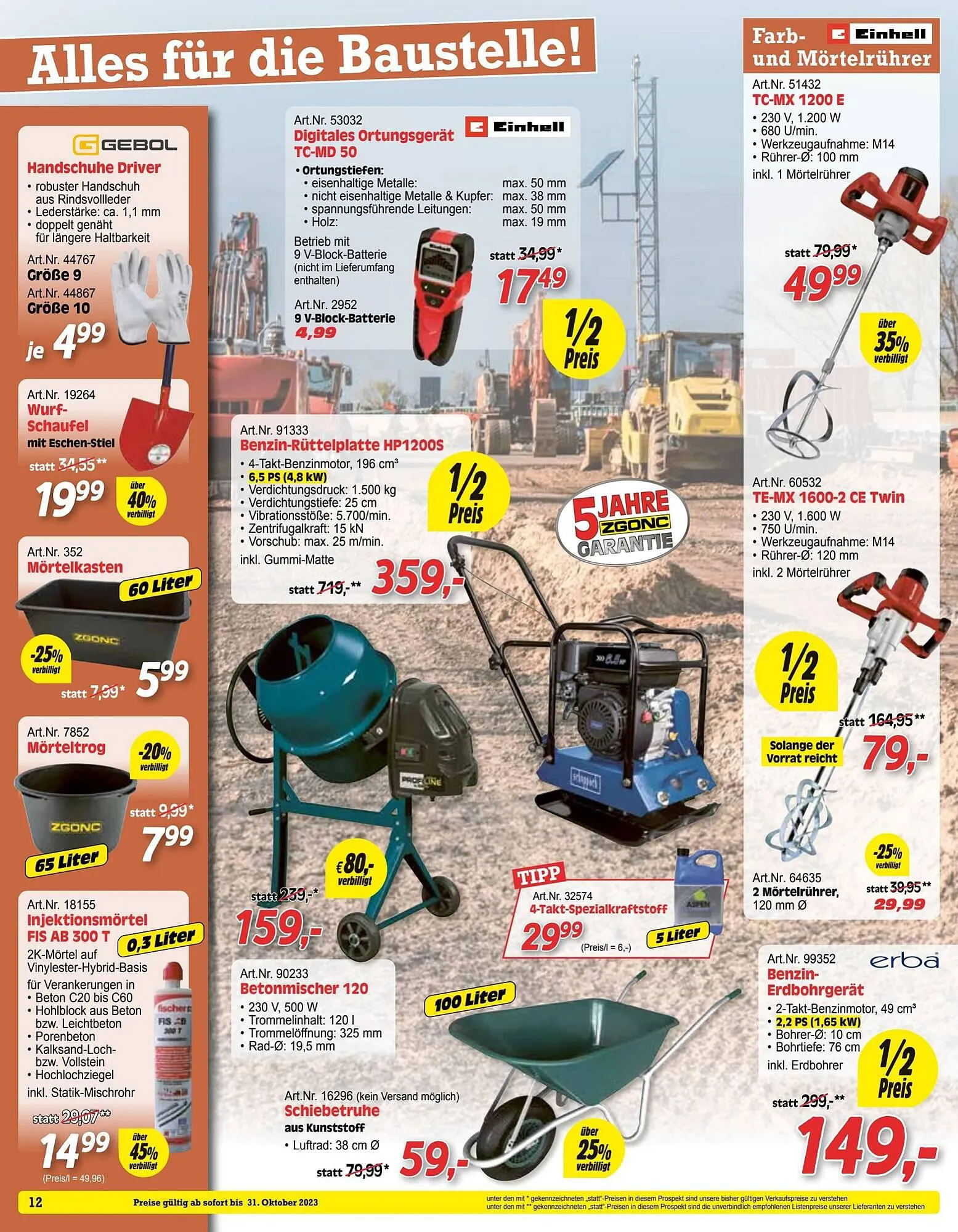 Zgonc Flugblatt von 15. Oktober bis 31. Oktober 2023 - Flugblätt seite 12