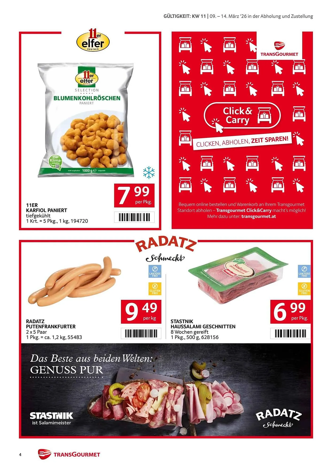 Transgourmet Flugblatt von 9. März bis 15. März 2026 - Flugblätt seite  4