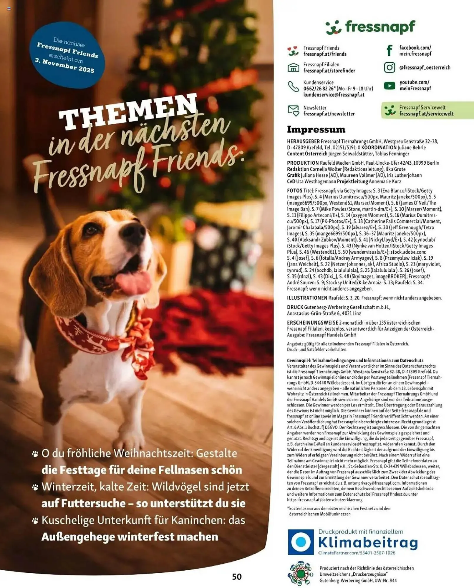 Fressnapf Flugblatt von 1. September bis 31. Oktober 2025 - Flugblätt seite  50
