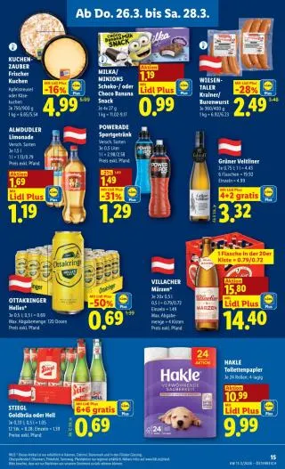 Lidl Flugblatt Food von 26. März bis 1. April 2026 - Flugblätt seite  17